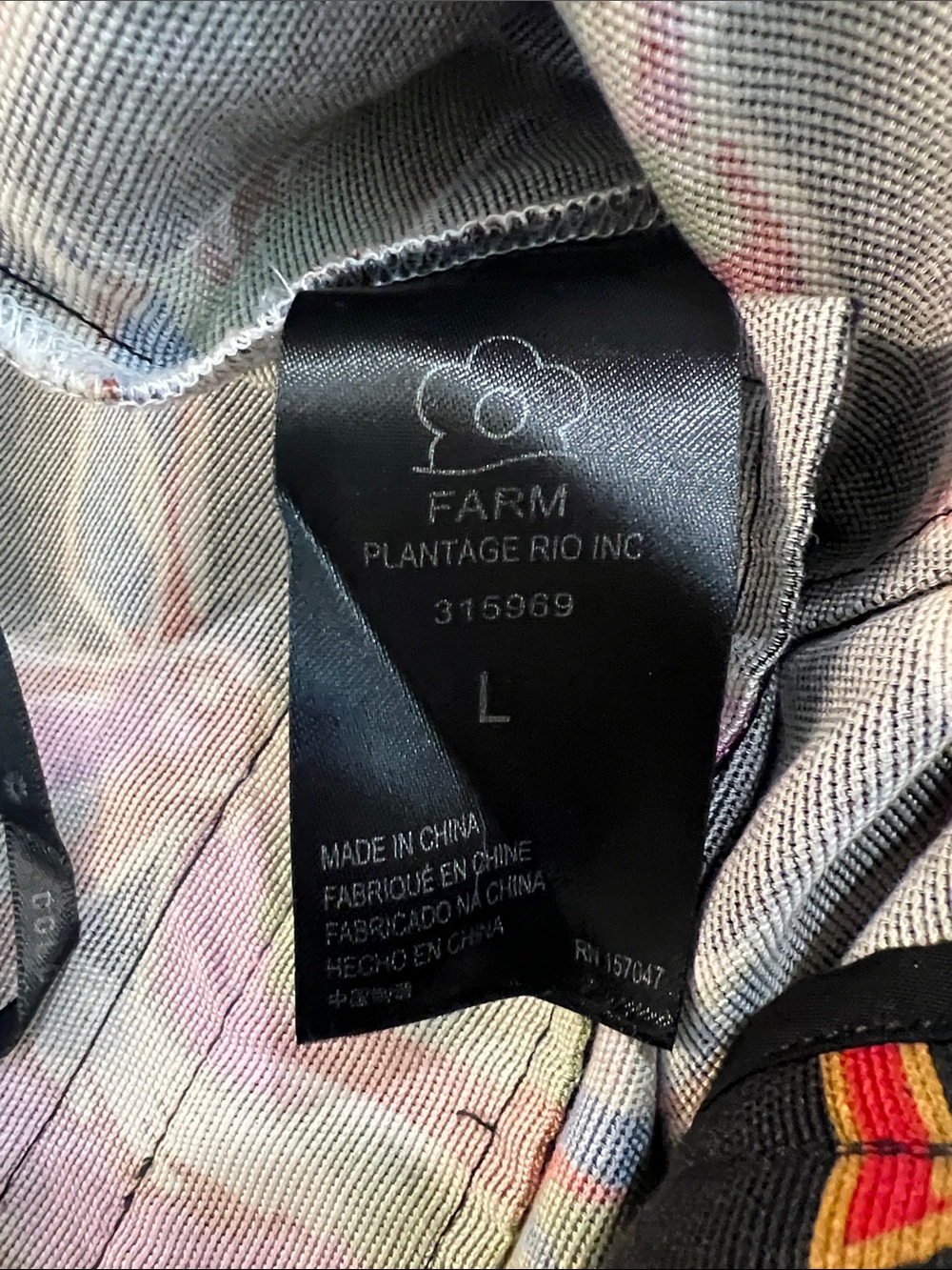 Farm Rio Black Wild Horses Wide Leg Pants size Large - Picture 10 of 16